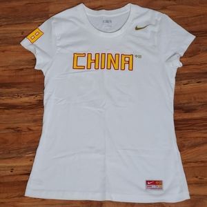 Nike womens 2008 Olympics China Tee size L